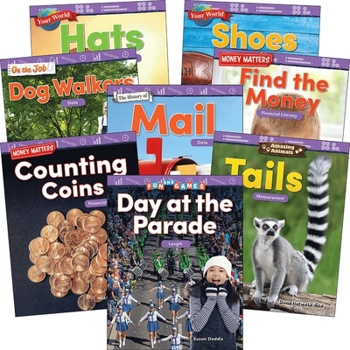 Paperback Measurement & Data: Grades K-1 (8-Book Set) Book