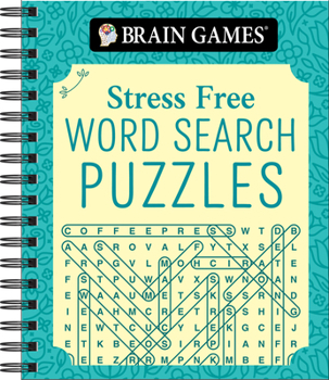 Spiral-bound Brain Games - Stress Free: Word Search Puzzles (320 Pages) Book