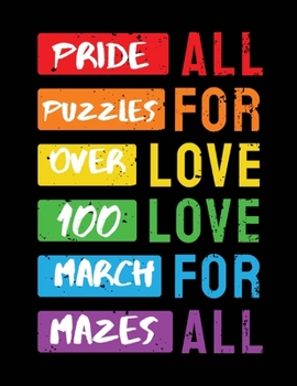Paperback Pride Puzzles: Over 100 March Mazes Book