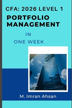 Paperback CFA level1: Portfolio Management: Complete Portfolio Management in one week Book