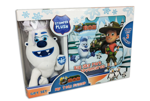 Hardcover Ranger Rob: My Yeti Friend Gift Set: Book with 2 Stories and Stomper Plush Toy [With Plush] Book