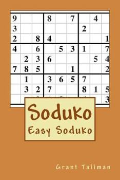 Paperback Soduko: Easy Soduko Book