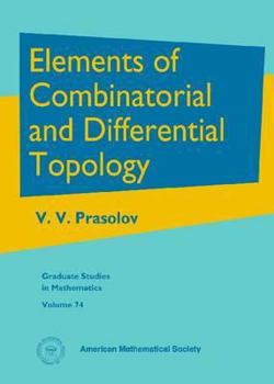 Hardcover Elements of Combinatorial and Differential Topology Book