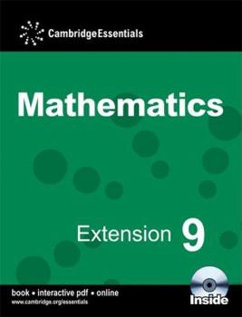 Hardcover Cambridge Essentials Mathematics Extension 9 Pupil's Book [With CDROM] Book