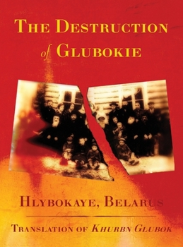 Hardcover The Destruction of Glubokie (Hlybokaye, Belarus) Book
