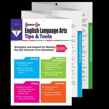 Paperback Common Core Ela Tips & Tools Grade 7 Teacher Resource Book