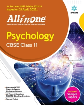 Paperback CBSE All In One Psychology Class 11 2022-23 Edition (As per latest CBSE Syllabus issued on 21 April 2022) Book