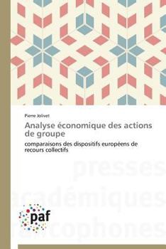 Paperback Analyse Économique Des Actions de Groupe [French] Book