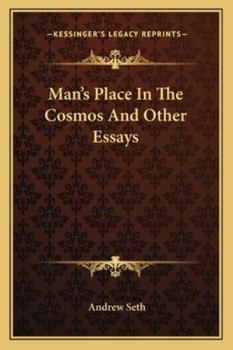 Paperback Man's Place In The Cosmos And Other Essays Book