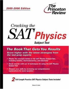 Paperback Cracking the SAT Physics Subject Test Book