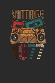 Vintage 1977: Small Lined Notebook – Birthday Gift or Anniversary Gift Idea