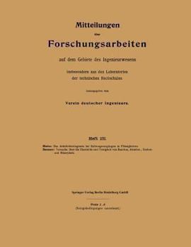 Paperback Mitteilungen Über Forschungsarbeiten Auf Dem Gebiete Des Ingenieurwesens: Insbesondere Aus Den Laboratorien Der Technischen Hochschulen [German] Book