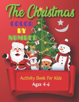 Paperback The Christmas: Charming Christmas Large Print Activity Book for Kids Book