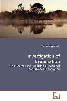 Paperback Investigation of Evaporation Book