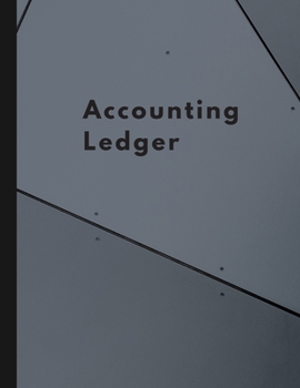 Paperback Accounting Ledger General Bookkeeping Journal - 8.5" x 11": Financial Tool for Home-Based or Small Businesses Book