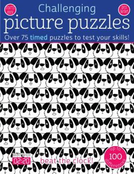 Paperback Challenging Picture Puzzles: Over 75 Timed Puzzles to Test Your Skills Book