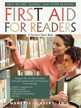 Paperback First Aid For Readers: Help before, during, and after reading Book