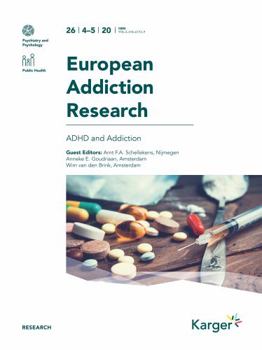 Paperback ADHD and Addiction (Special Topic Issue: European Addiction Research 2020) Book