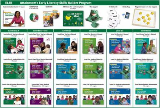 Spiral-bound Attainment's ELSB: Early Literacy Skills Builder Level 4 Student Response Book