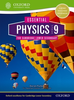 Paperback Essential Physics for Cambridge Lower Secondary Stage 9 Student Book