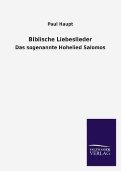 Paperback Biblische Liebeslieder [German] Book