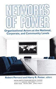 Paperback Networks of Power: Organizational Actors at the National, Corporate, and Community Levels Book