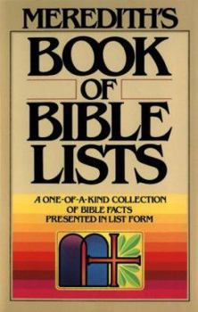 Paperback Meredith's Book of Bible Lists Book