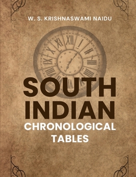 Paperback south indian chronological tables Book
