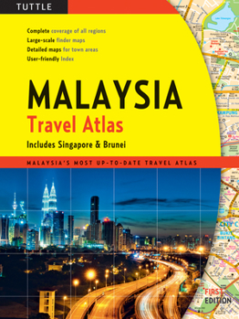 Paperback Malaysia Travel Atlas: Includes Singapore & Brunei Book