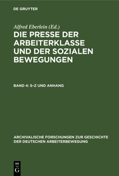 Hardcover S-Z Und Anhang [German] Book