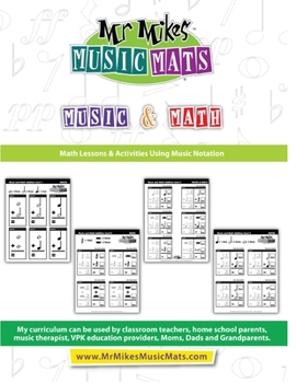 Paperback Music and Math: MrMikesMusicMats Book
