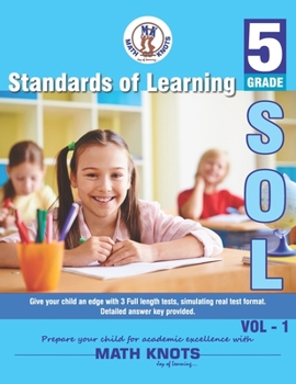 Paperback Standards of Learning(SOL) - Grade 5 Vol-1: Virginia SOL and Common Core Book