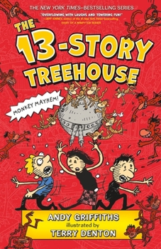 Hardcover The 13-Story Treehouse: Monkey Mayhem! Book