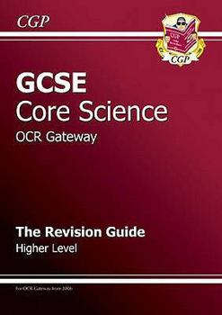Paperback Gcse OCR Gateway Core Science Higher Revision Guide Book