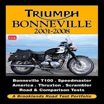 Paperback Triumph Bonneville 2001-2008 Road Test Portfolio Book