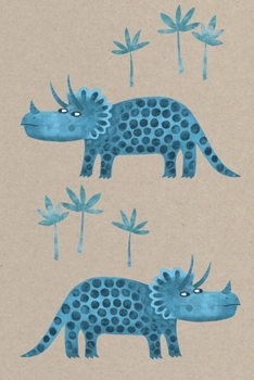 Notes: A Blank Lined Journal with Cute Triceratops Cover Art