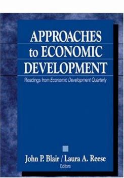Paperback Approaches to Economic Development: Readings from Economic Development Quarterly Book