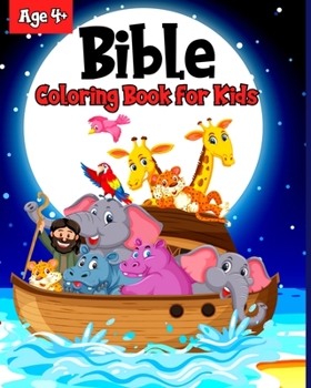 Paperback Bible Coloring Book for Kids: 52 Well-Known Bible Stories for Children Book