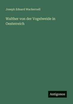 Paperback Walther von der Vogelweide in Oesterreich [German] Book