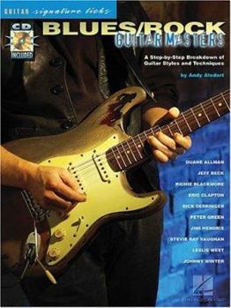 Paperback Blues/Rock Guitar Masters: A Step-By-Step Breakdown of Guitar Styles and Techniques [With CD] Book