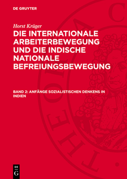 Hardcover Anfänge sozialistischen Denkens in Indien [German] Book