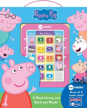 Hardcover Peppa Pig: Me Reader 8-Book Library and Electronic Reader Sound Book Set [With Electronic Reader and Battery] Book