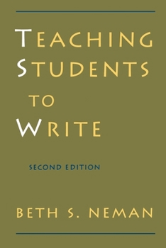 Paperback Teaching Students to Write Book