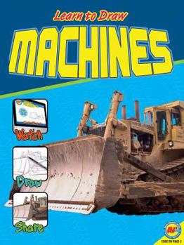 Paperback Machines (Learn to Draw) Book
