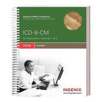 Spiral-bound ICD-9-CM Expert for Physicians 2010, Volumes 1 & 2 Book