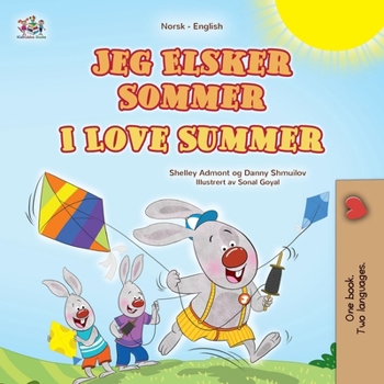 Paperback I Love Summer (Norwegian English Bilingual Children's Book) [Norwegian] Book