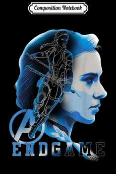 Composition Notebook: Avengers Endgame Black Widow Silhouette Poster Graphic  Journal/Notebook Blank Lined Ruled 6x9 100 Pages