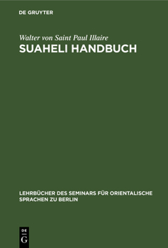 Hardcover Suaheli Handbuch [German] Book