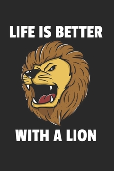 Löwe Notizbuch: Löwe Notizbuch für Liebhaber / Notizheft / Notizblock A5 (6x9in) Dotted Notebook / Punkteraster / 120 gepunktete Seiten (German Edition)