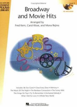Paperback Broadway and Movie Hits - Level 3 - Book/CD Pack: Hal Leonard Student Piano Library Book